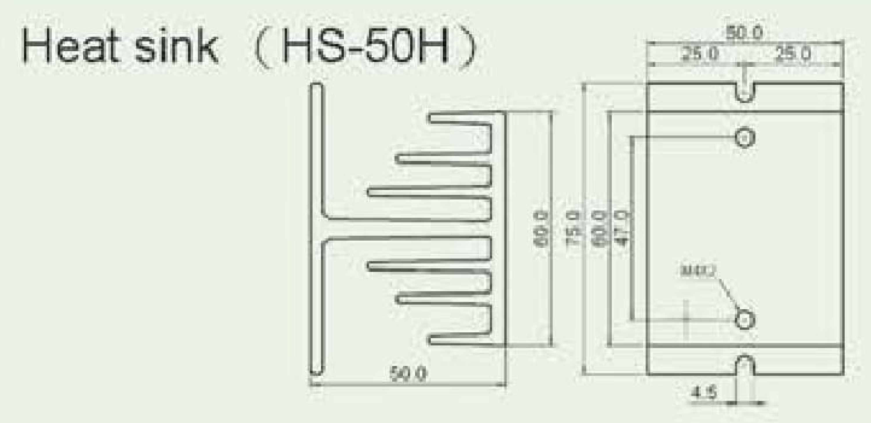 Heat sinkHS-50H