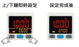 OPS 快速設定:雙畫面顯示可直接設定參數，設定步驟可減少 3/4