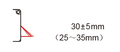 CD2H檢測範圍30±5mm
